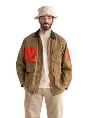 General Admission Hunting Jacket Khaki Size XL NWT